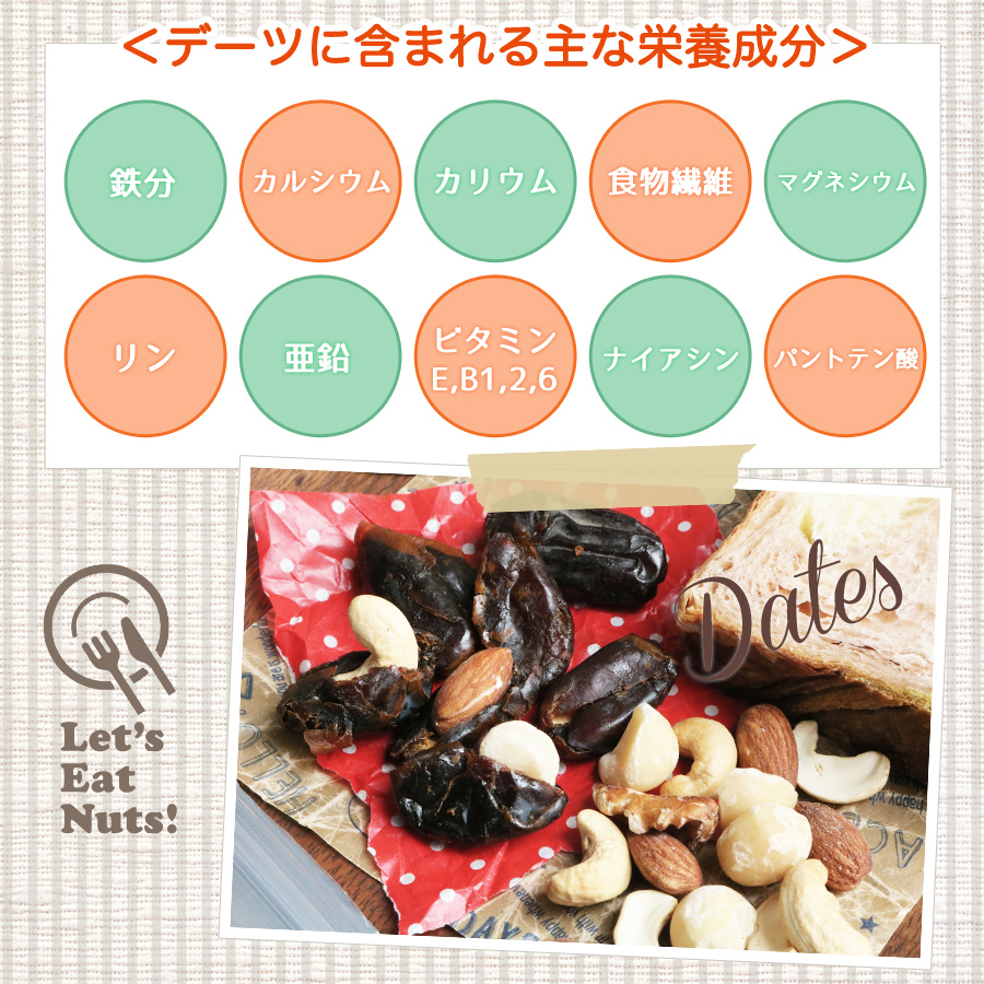 イラン産サイヤーデーツ無添加種なし８０g